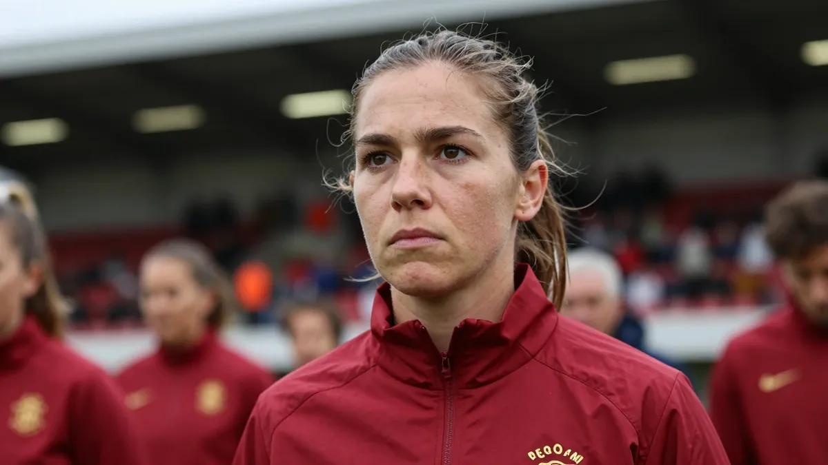 Ein lizenzpflichtiges Foto von Reuters Connect zeigt Union-Berlin-Cheftrainerin Marie-Louise Eta beim Bundesliga-Spiel...